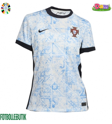 Portugal Bortatröja Kvinnor EM 2024 Kortärmad